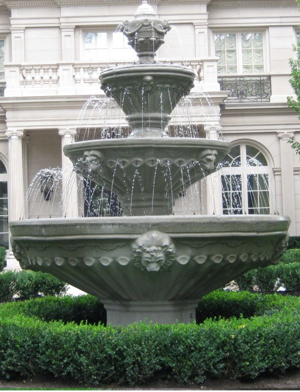 Photo of Large Lion Head Fountain - Marquis Gardens