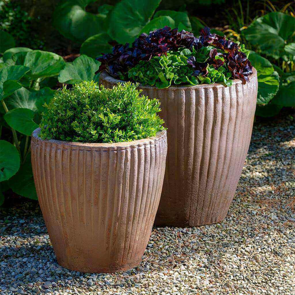 Photo of Campania Han Planter - Natural Rustic - Set of 2 - Marquis Gardens