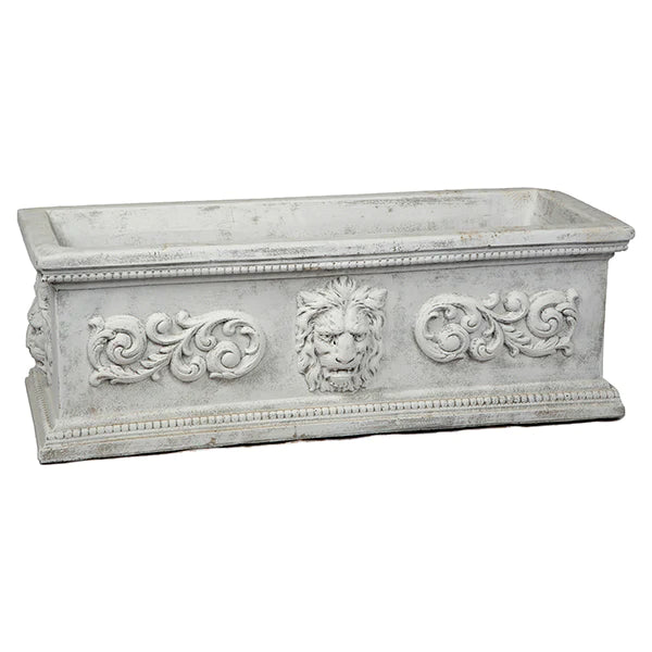 Photo of Rectangular Lion Planter - Marquis Gardens