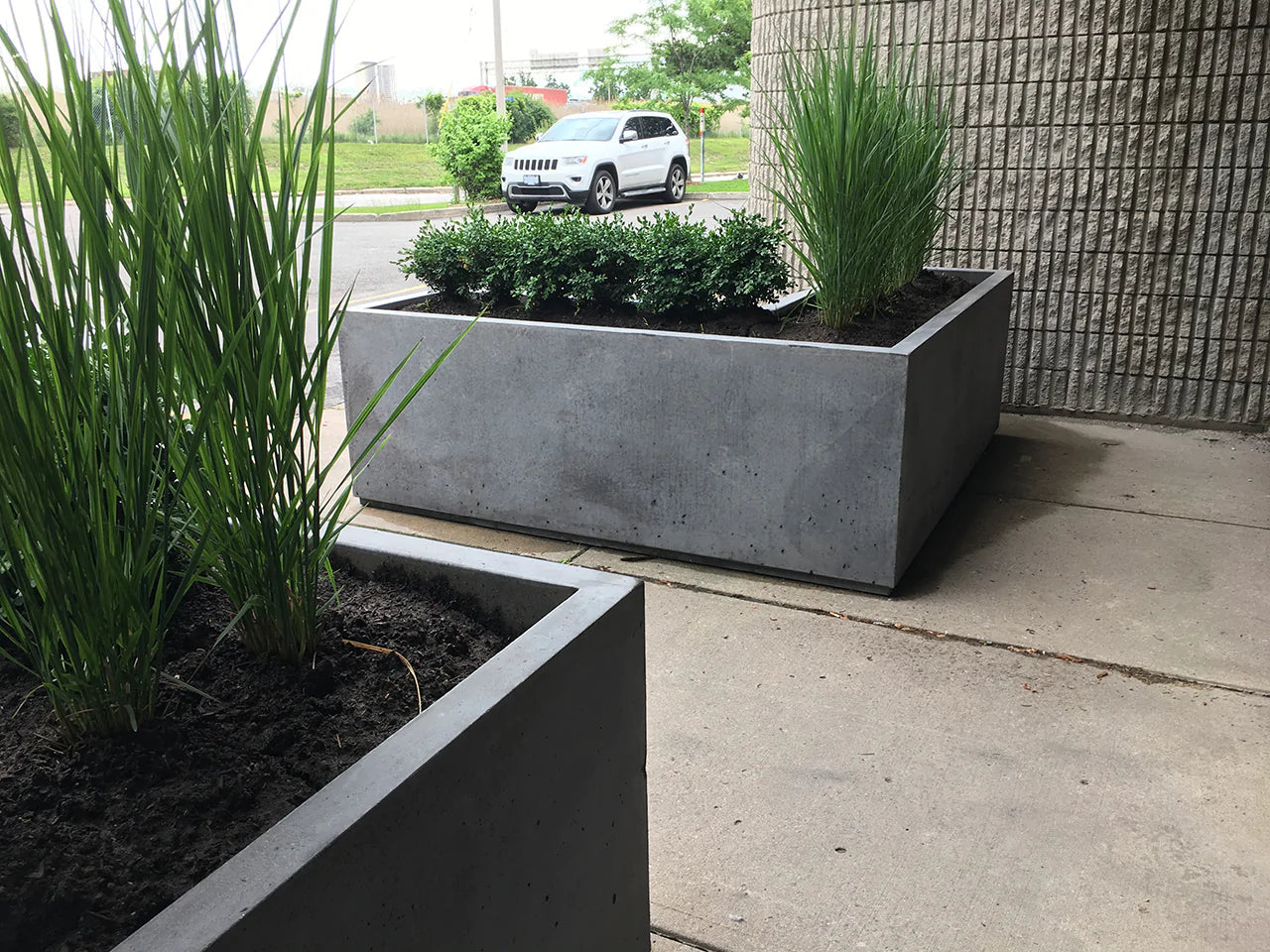 Photo of L-Shaped Series Planters - Marquis Gardens