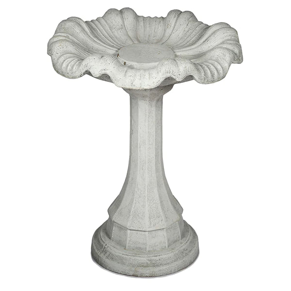 Photo of Birdbath - Lamppost Base - Tulip Top - Marquis Gardens