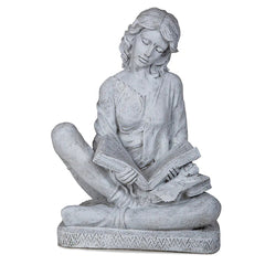 Photo of Sitting Lady Reading a Book - Marquis Gardens