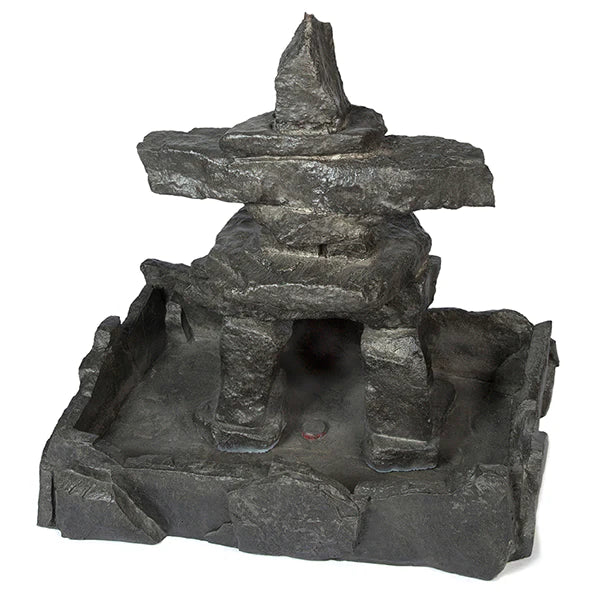 Photo of Stone Inuksuk Fountian - Marquis Gardens