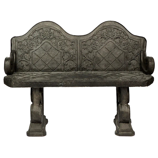 Photo of Bench with Back and Arm Rests - Marquis Gardens