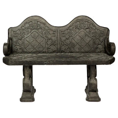 Photo of Bench with Back and Arm Rests - Marquis Gardens