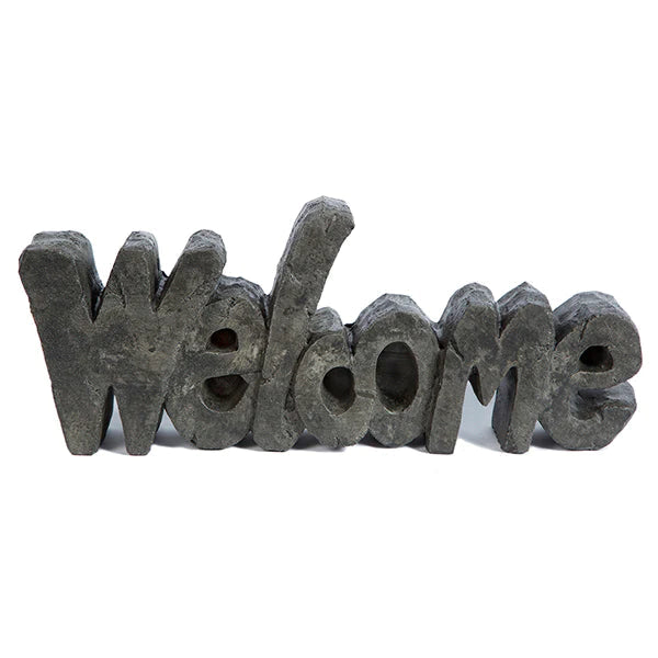 Photo of Welcome Word Stone - Marquis Gardens