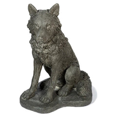 Photo of Large Sitting Wolf - Marquis Gardens