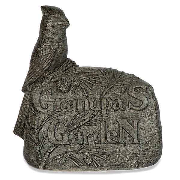 Photo of Grandpa's Rock with Bird - Marquis Gardens