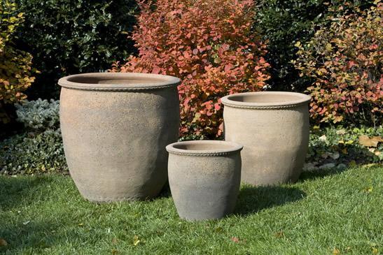 Photo of Campania Egg Pot - Sandblasted - Set of 3 - Marquis Gardens