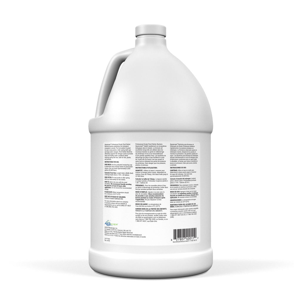 Photo of Aquascape PRO Pond Starter Bacteria (Liquid) - 1 Gal  - Marquis Gardens
