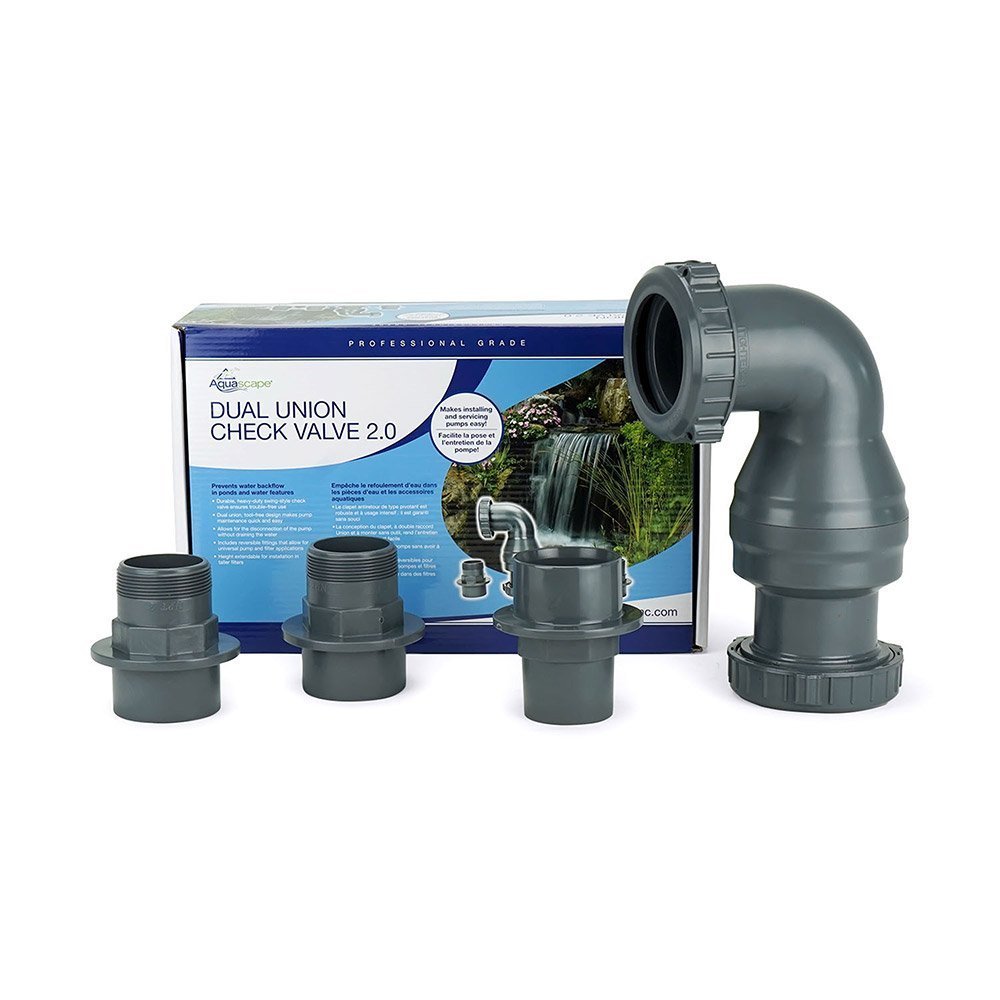 Photo of Aquascape Dual Union Check Valves  - Marquis Gardens