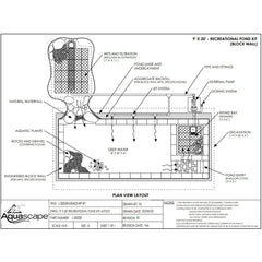 Photo of Aquascape Recreational Pond Kit 9x20  - Marquis Gardens