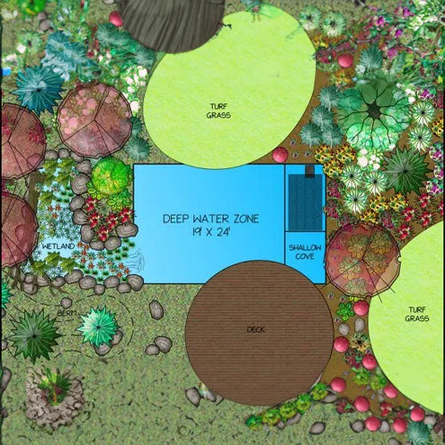 Photo of Aquascape Recreational Pond Kit 19x24  - Marquis Gardens