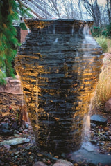 Photo of Aquascape Stacked Slate Urn Fountain Kits  - Marquis Gardens
