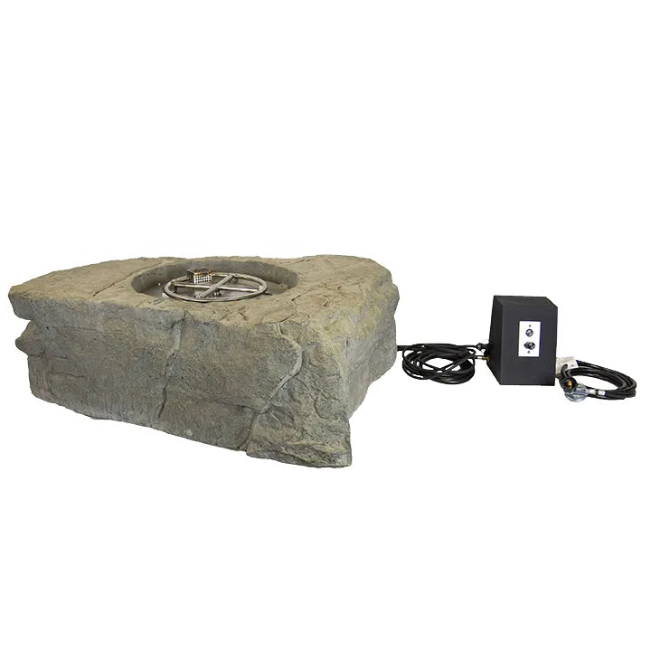Photo of Aquascape Faux Stone Fire Pit  - Marquis Gardens