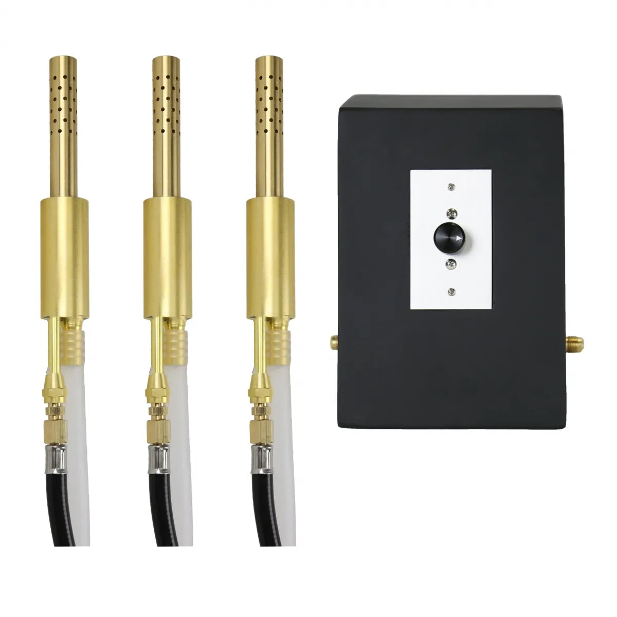 Photo of Aquascape Fire and Water 3-Piece Basalt Torch System  - Marquis Gardens