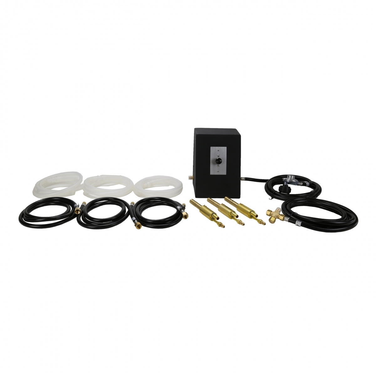 Photo of Aquascape Fire and Water 3-Piece Basalt Torch System  - Marquis Gardens