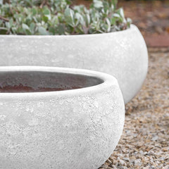 Photo of Campania Zaha Planter - White Coral - Set of 3 - Marquis Gardens