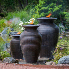 Photo of Aquascape Rippled Urns  - Marquis Gardens