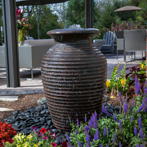 Photo of Aquascape Rippled Urns  - Marquis Gardens