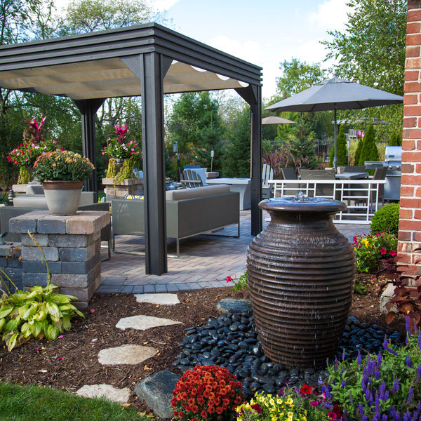 Photo of Aquascape Rippled Urns  - Marquis Gardens