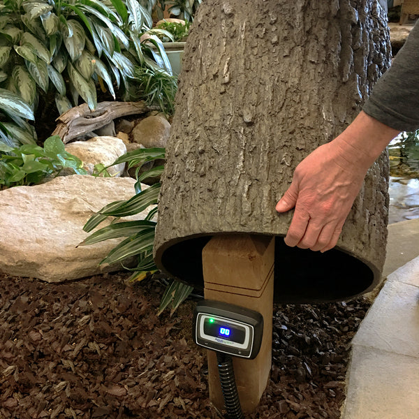 Photo of Aquascape Faux Oak Stump Cover  - Marquis Gardens