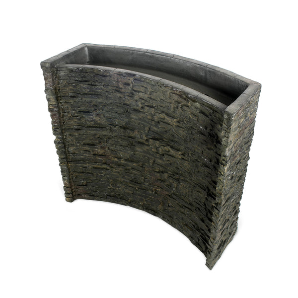 Photo of Aquascape Stacked Slate Spillway Wall Landscape Fountain Kit - 32-inch  - Marquis Gardens