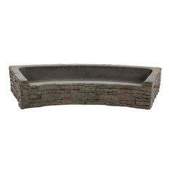 Photo of Aquascape Curved Stacked Slate Wall Base and Toppers  - Marquis Gardens