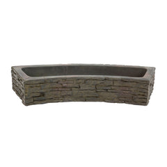 Photo of Aquascape Curved Stacked Slate Wall Base and Toppers  - Marquis Gardens