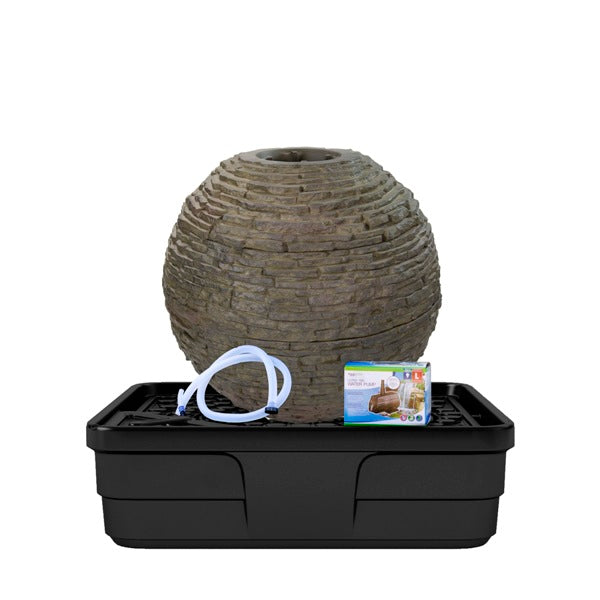 Photo of Aquascape Stacked Slate Spheres  - Marquis Gardens