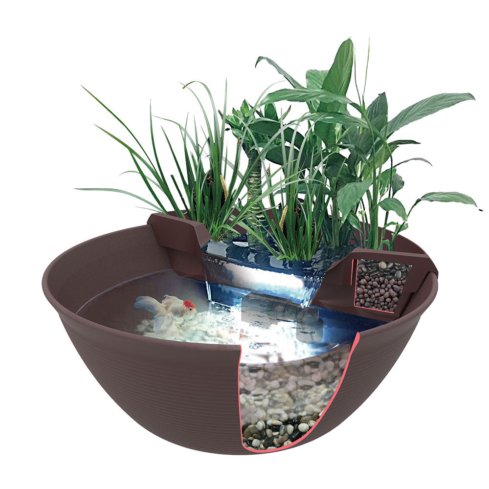 Photo of Aquascape AquaGarden Mini Pond Kit  - Marquis Gardens