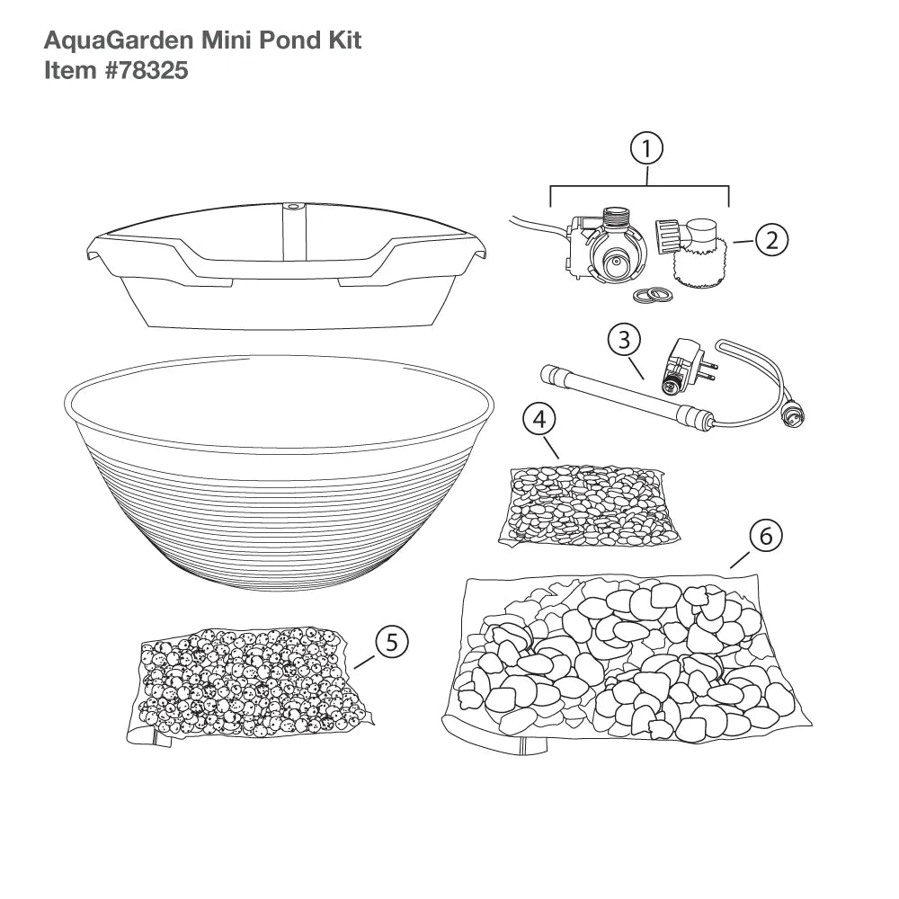 Photo of Aquascape AquaGarden Mini Pond Kit Rplacement Parts  - Marquis Gardens