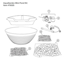 Photo of Aquascape AquaGarden Mini Pond Kit Rplacement Parts  - Marquis Gardens