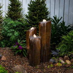 Photo of Aquascape Faux Basalt Column Set Of 3 Landscape Fountain Kit  - Marquis Gardens