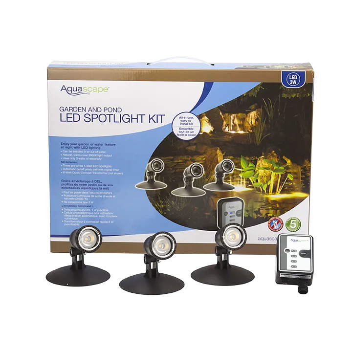 Photo of Aquascape LED Pond and Landscape Spotlight Kit 3 Watt  - Marquis Gardens