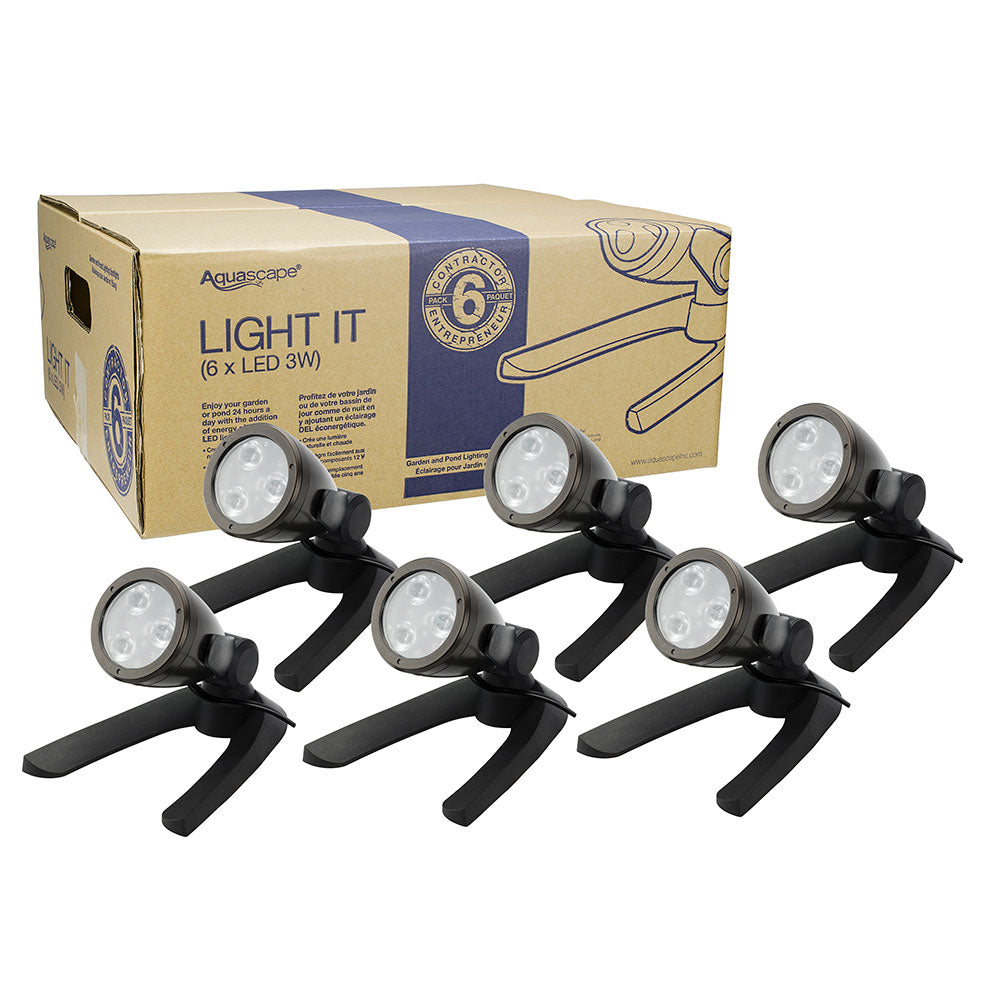 Photo of Aquascape Garden and Pond LED Spotlight and Waterfall Contractor 6-Pack  - Marquis Gardens