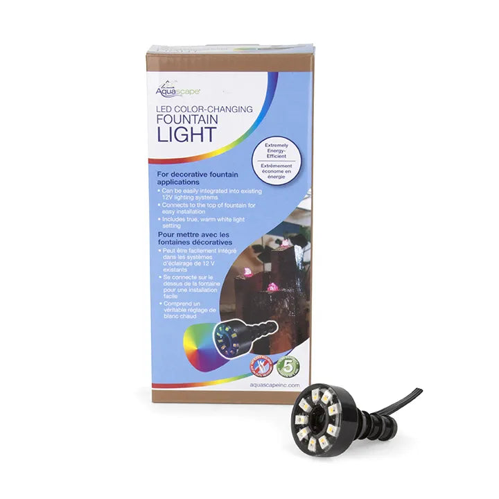 Photo of Aquascape LED Color-Changing Fountain Light  - Marquis Gardens