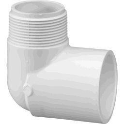 Photo of 90 Street Elbows SOC x MPT PVC - Marquis Gardens