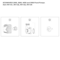 Photo of Aquascape Ecowave Pump Replacement Parts  - Marquis Gardens