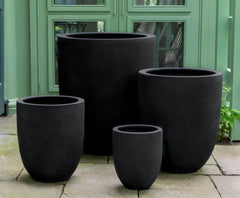 Photo of Campania Bradford Medium Onyx Planter - Clearance - Marquis Gardens