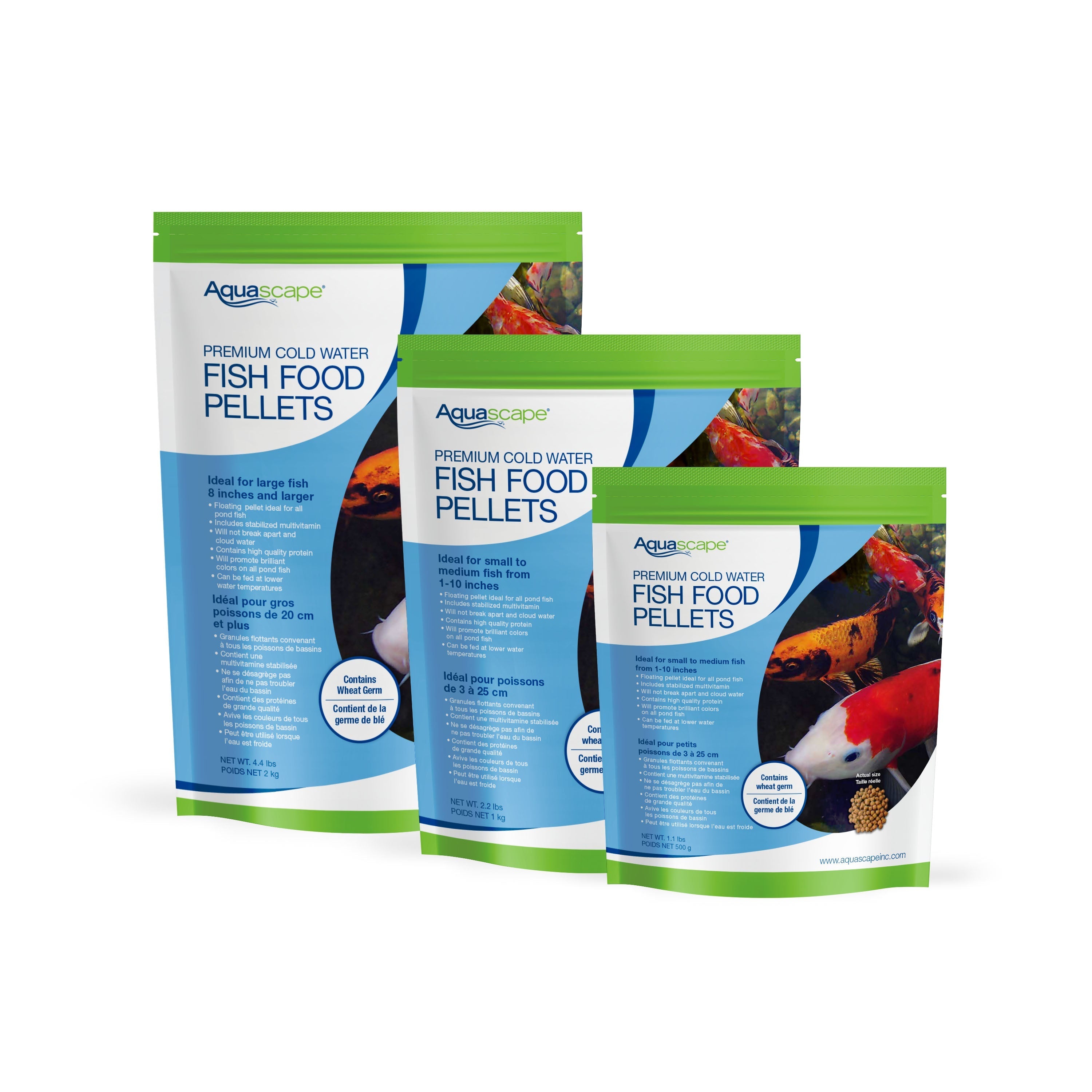 Photo of Aquascape Cold Water Fish Food Pellets  - Marquis Gardens