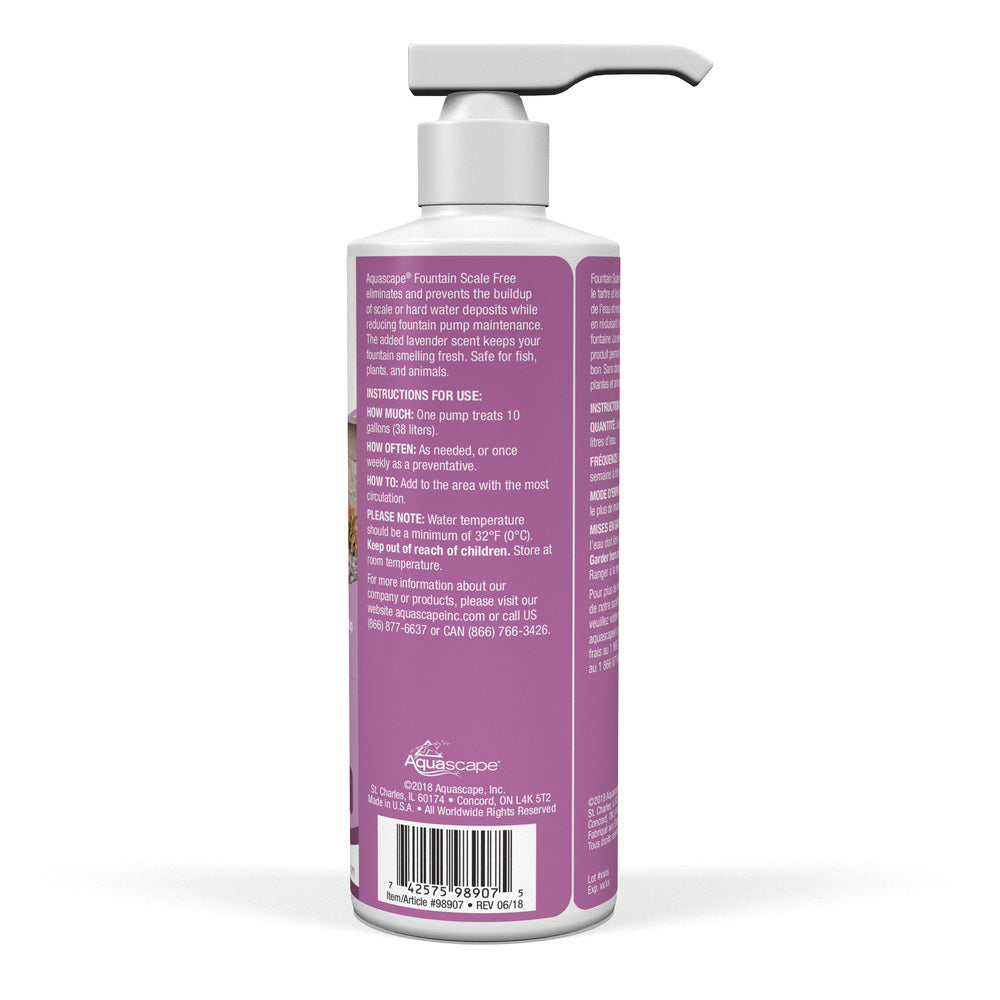 Photo of Aquascape Fountain Foam Free and Scale Free (Liquid) - 8 oz  - Marquis Gardens