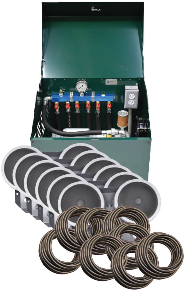 Photo of EasyPro Sentinel Deluxe Aeration System - Complete PA100W system with cabinet - Marquis Gardens