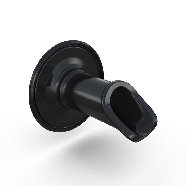 Antique Round Black Wall Scupper