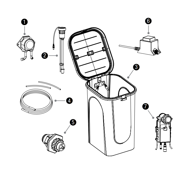 Photo of Aquascape Smart Pond Dosing System XT Replacement Parts  - Marquis Gardens