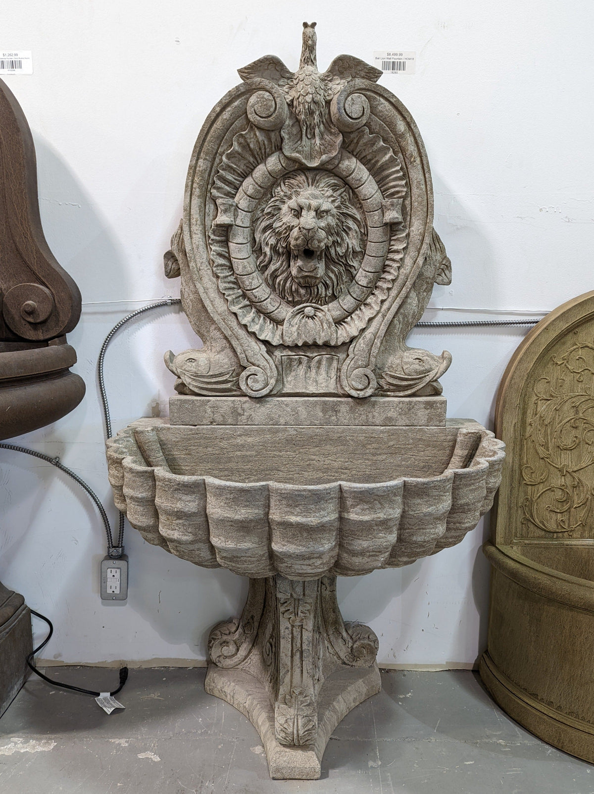 Photo of Bali Lion Wall Fountain - Marquis Gardens