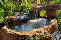 Photo of Universal Rocks Semi In-Ground Spas - Cenote - Marquis Gardens