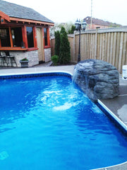 Photo of The Oasis -  Complete Swimming Pool Waterfall Kit by Universal Rocks - Marquis Gardens