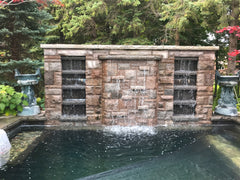 Stainless Steel Spillway Waterfall - Wet Wall