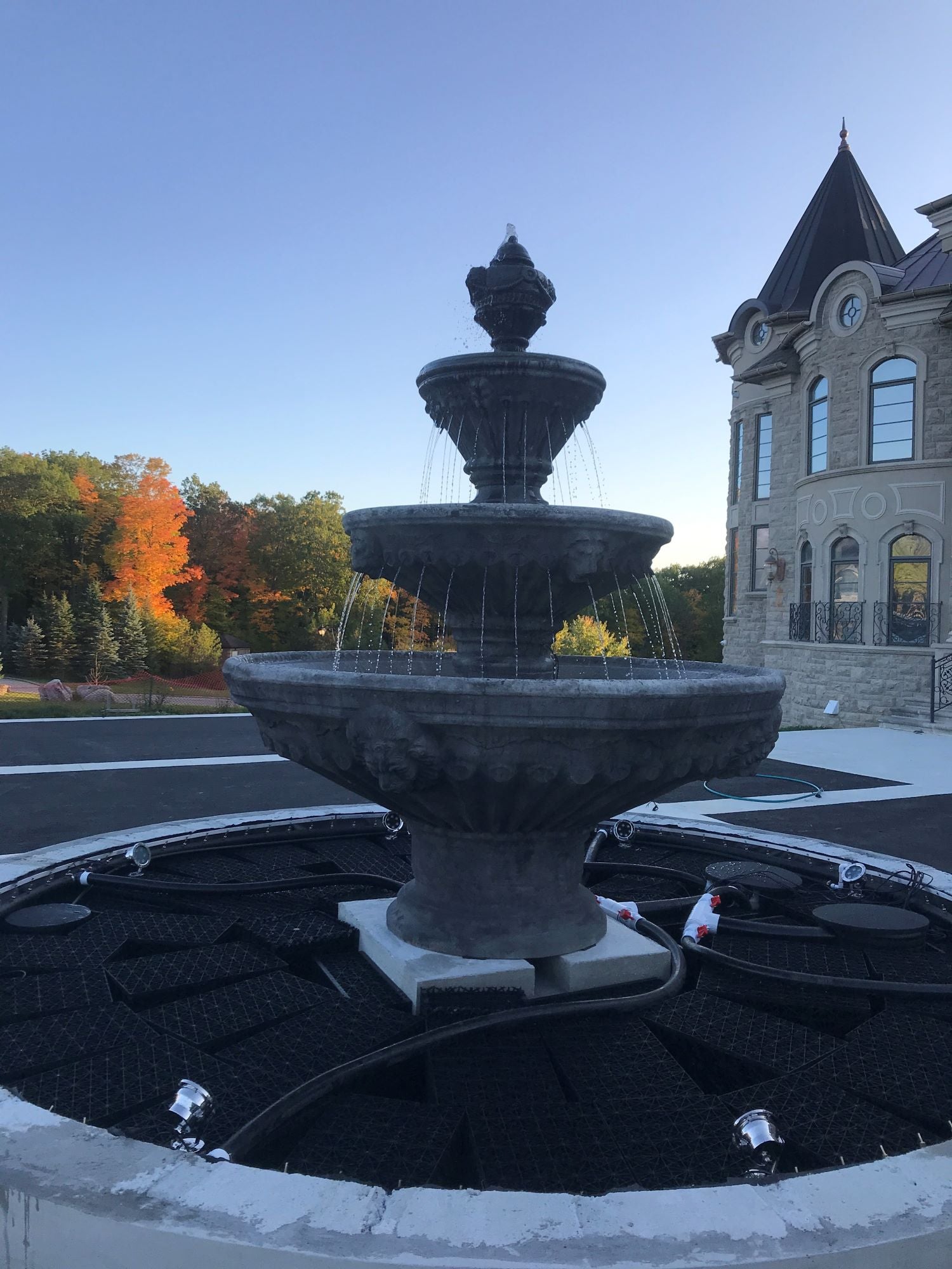 Photo of Large Lion Head Fountain - Marquis Gardens